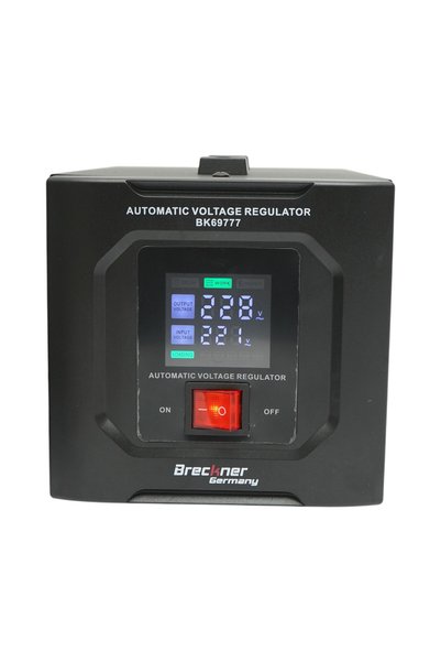 UTB Автоматичен стабилизатор на напрежение 2000VA, 1200W, 140-250VAC с еднофа...