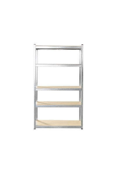 UTB Μεταλλική ραφιέρα με 5 ράφια MDF, 180x100x30 εκ., 250 κιλά/ράφι, συναρμολ...