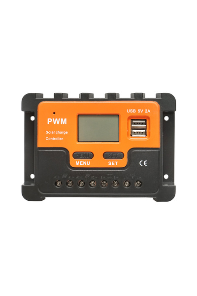 UTB Ρυθμιστής τάσης για ηλιακό πάνελ 10Α 12V/24V 2x θύρες USB 5V/2A Breckner ...