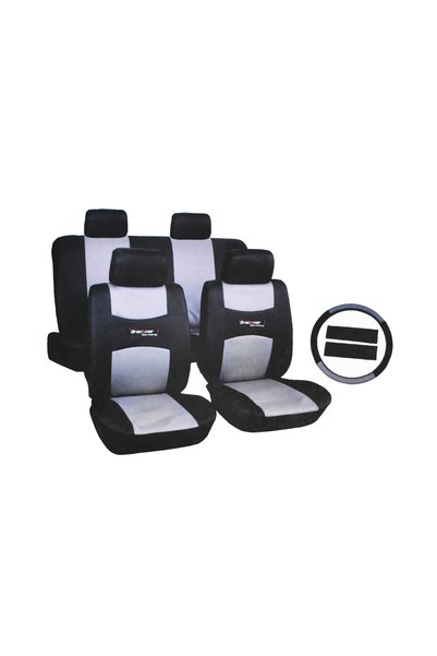 UTB Set huse scaune universale negru gri Breckner Germany