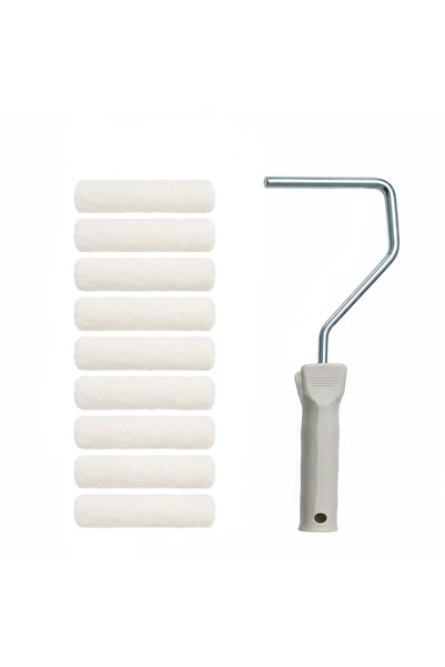 UTB Set 10 role trafalet lana 100mm, diametru rola 25mm, fir 4mm, maner PP Br...