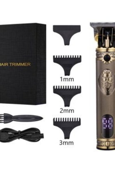 Kemei Επαναφορτιζόμενη Ξυριστική Μηχανή Προσώπου KM-700Η Χρυσό