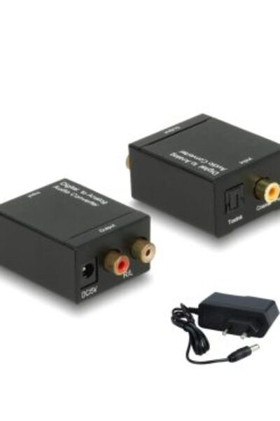 OEM Μετατροπέας Ψηφιακού Ήχου Coaxial-Toslink σε Αναλογικό 2 RCA YWX-GQ-3