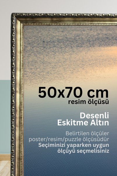 Atlas Sanat Galerisi Resim Çerçevesi 50x70cm . Poster/Puzzle Kullanılabilr. P...