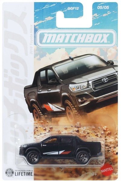 mattel Matchbox: Αυτοκίνητα - Mbx 2018 Toyota Hilux (JJR69)