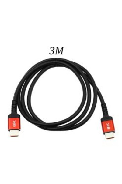OEM Καλώδιο HDMI 3m V2.0 4K-8K UHD 8K-3M Μαύρο