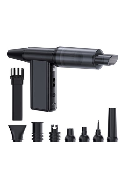 KINZIR 2 σε 1 σκουπάκι χειρός & air duster AD51, 180W, 4000mAh, μαύρο