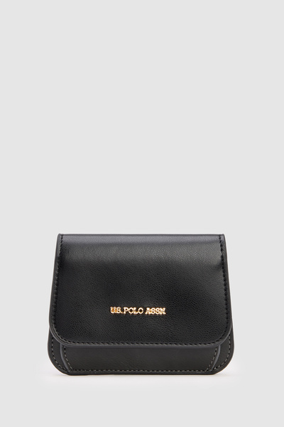 U.S. Polo Assn. Γυναικείο Μαύρο Πορτοφόλι 50332727-VR046