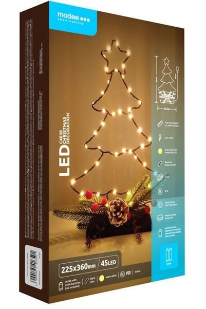 Modee Lighting Χριστουγεννιάτικη διακόσμηση LED Modee με μπαταρίες C4038, Θερ...