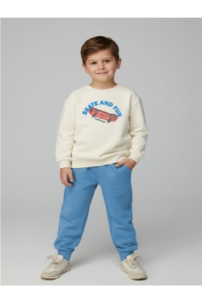 DMB BOYS & GIRLS Skateboard Printed Boys' Two-Thread Tracksuit Set