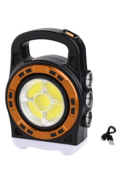 OEM LED Επαναφορτιζόμενος Ηλιακός Φακός 20W IP44 Ψυχρό Λευκό με 3 Λειτουργίες...