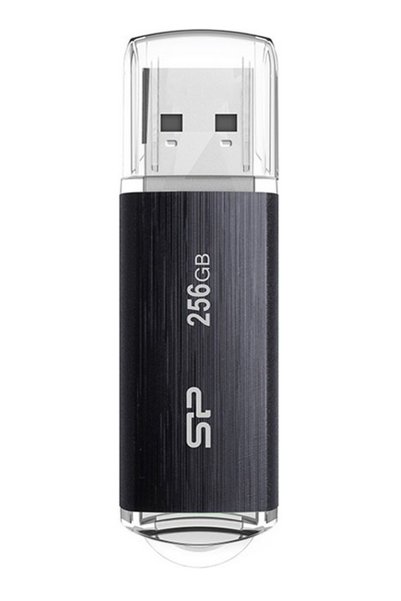 Silicon Power USB Flash Drive Blaze B02, 256GB, USB 3.2, μαύρο