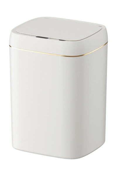 HOME-USE HOME USE κάδος απορριμμάτων HUH-0188 με φωτοκύτταρο, 13lt, λευκός