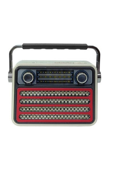 Meier Ηχείο bluetooth M-182BT φορητό ραδιόφωνο FM USB κόκκινο