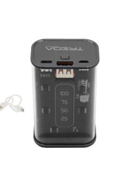 OEM Powerbank 10000 mAh με Θύρα USB και Θύρα USB-C TR-2000 Μαύρο