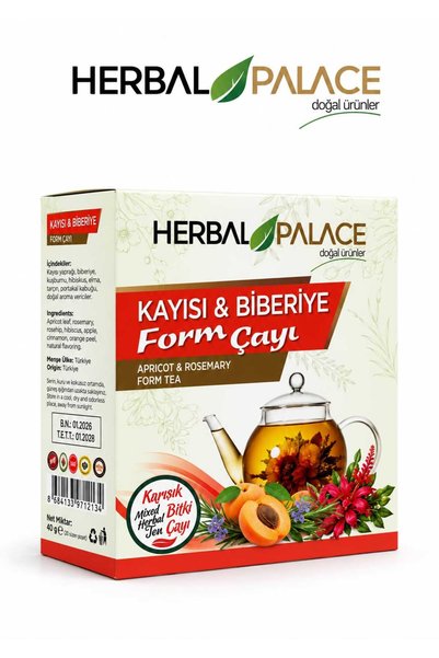 Herbal Palace Kayısı & Biberiye form çayı