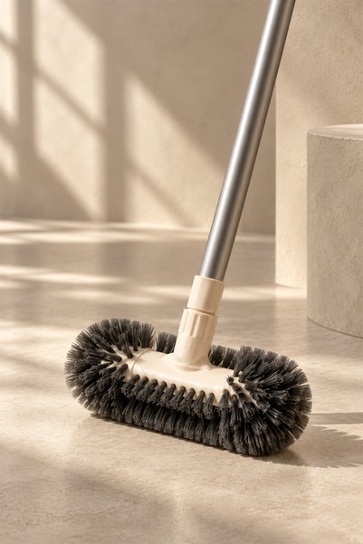 Miss Clean Uzun Saplı Çok Amaçlı Temizlik Fırçası – Fayans, Balkon, Banyo ve Zemin Temizleme Fırçası