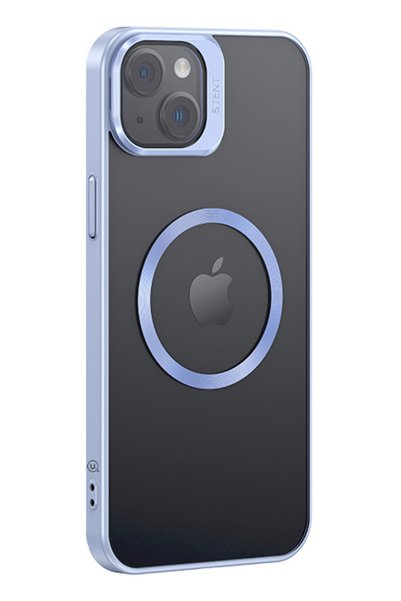Usams θήκη Geying US-BH856 για iPhone 15 Plus, διάφανη/μπλε