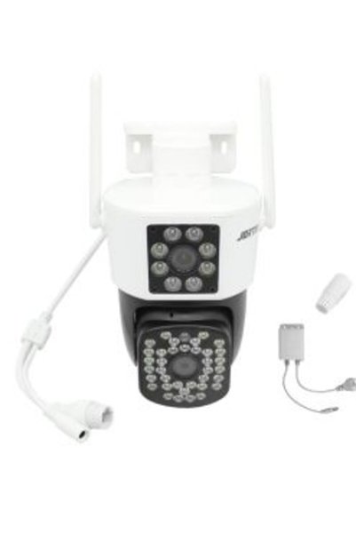 Jortan IP Διπλή Κάμερα Παρακολούθησης Wi-Fi 1080p IP66 Αδιάβροχη με Φακό 3.6m...