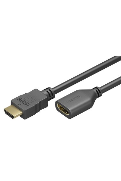 goobay καλώδιο προέκτασης HDMI 61313 Ethernet, 4K/60Hz 18Gbps, 5m, μαύρο