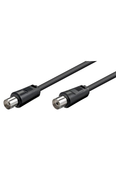 POWERTECH καλώδιο κεραίας RF αρσενικό - RF θηλυκό CAB-V004, μαύρο, 1.5m