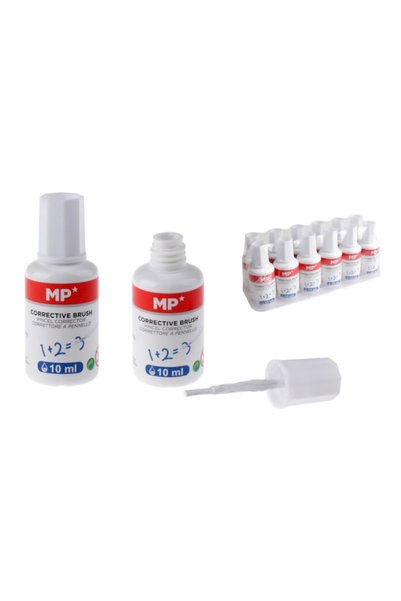 MP διορθωτικό υγρό με πινέλο PA139-S, 10ml, 12τμχ