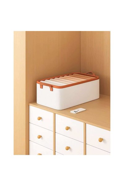 ZODIACOOL Cutie depozitare și organizare haine, pliabilă, material textil, be...