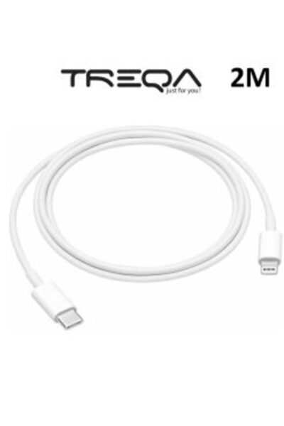 Treqa Καλώδιο Γρήγορης Φόρτισης και Μεταφοράς Δεδομένων 2m Type-c σε Lightnin...
