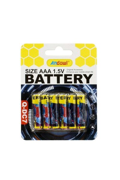 Andowl Μπαταρίες AAA Li-ion 1.5V Q-DC7, συσκευασία 6 τεμαχίων
