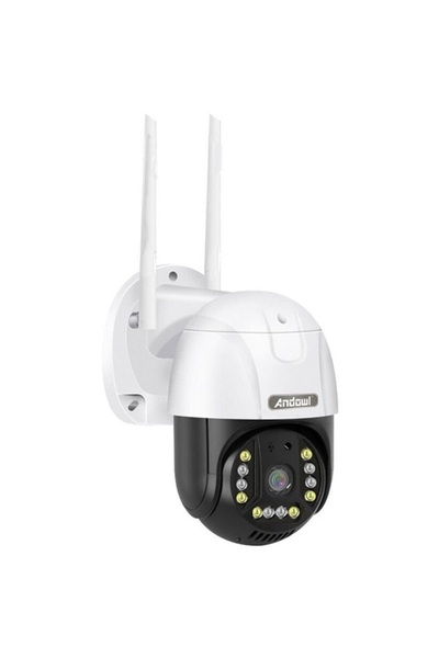 Andowl Κάμερα Παρακολούθησης Wi-Fi 1080p Αδιάβροχη Dome με Μικρόφωνο & Ηχείο ...