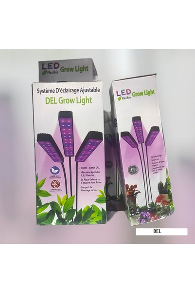 OEM Φωτιστικό Ανάπτυξης Φυτών 72x LED Full Spectrum 3 Ράβδοι USB Grow Light
