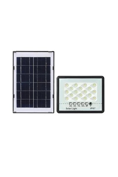 OEM Αδιάβροχος Ηλιακός Προβολέας LED 300W με Πάνελ Solar Light Μαύρο/λευκό