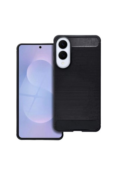 carbon Husă de protecție pentru Samsung Galaxy S25 Edge, neagră
