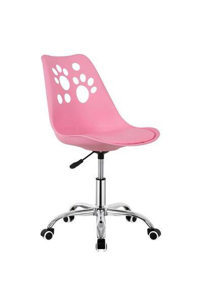MyOfficeShop Scaun de birou ergonomic, cu șezut din spumă, reglabil pe înălți...