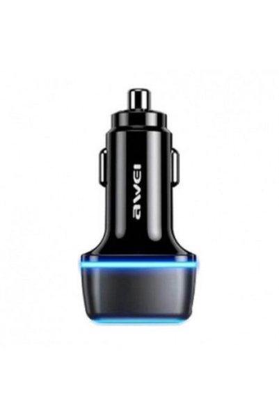 AWEI Φορτιστής αυτοκινήτου USB με 2 θύρες για γρήγορη και ταυτόχρονη φόρτιση,...