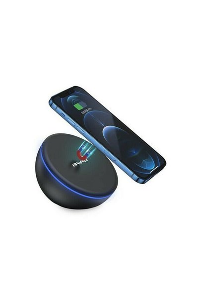 OEM Ασύρματος Φορτιστής Qi Pad Quick Charge 3.0 USB-C Μαύρος