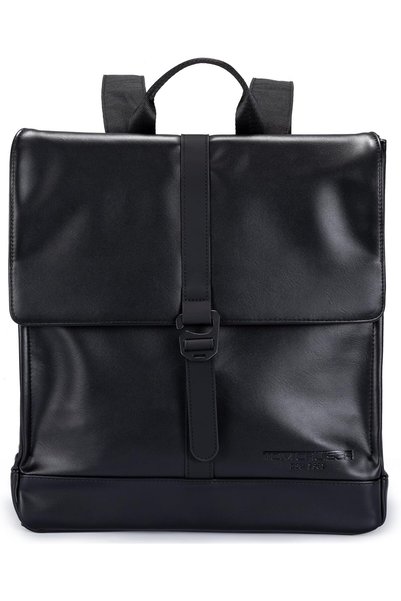 Tom Cruiser PU Laptop Backpack for 14-Inch Laptop, PU & 600D Polyester Work B...