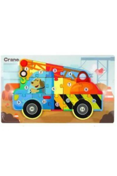OEM Παιδικό ξύλινο παζλ 18×30 εκ. SDS-26108