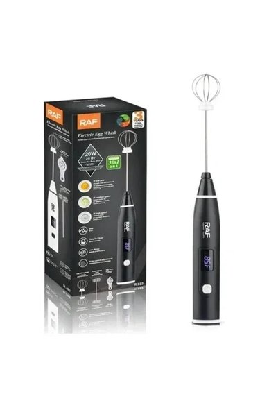 OEM Ηλεκτρικό σύρμα αυγών - Electric Egg Whisk 20W RAF R.322 σε μαύρο χρώμα
