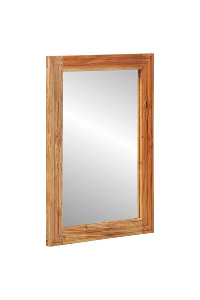 vidaxl Oglindă pentru baie Pe perete cu oglindă Maro 70 x 50 x 2.5 cm