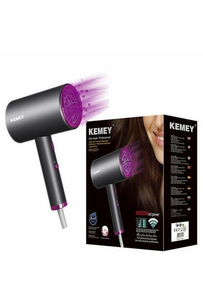 Kemei Πιστολάκι Μαλλιών 4000W με ρύθμιση αέρα KM-8221