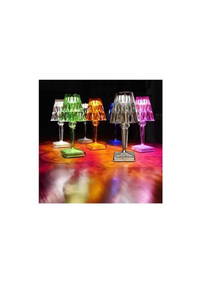 OEM LED RGB φωτιστικό επιτραπέζιο διάφανο με ενσωματωμένο LED LED45
