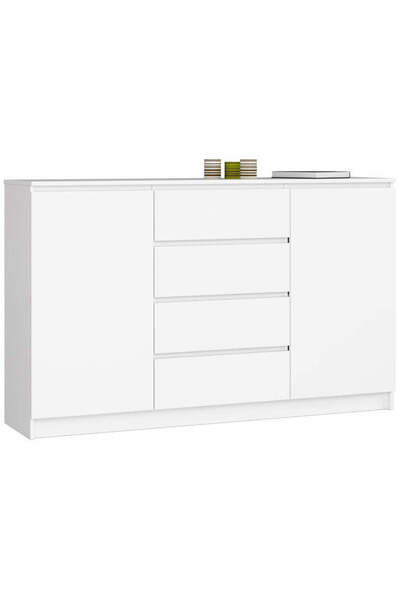 MyOfficeShop Comodă K160, cu 4 sertare și 2 dulapuri, PAL laminat de 16 mm, 1...