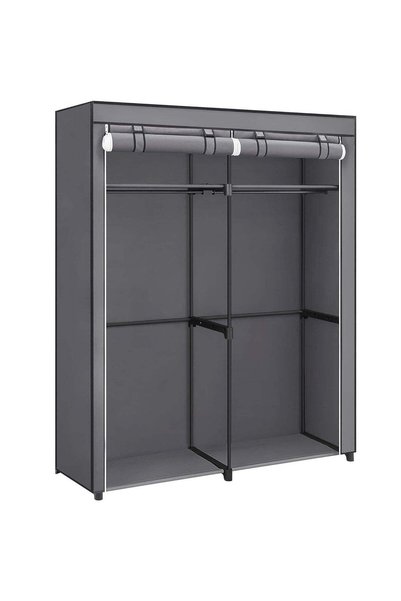 SONGMICS Dulap pentru depozitarea hainelor, din material textil, cu 2 bare pe...