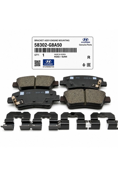 Hyundai Azera 2018-2023 Original Rear Brake Pads | 58302-G8A50