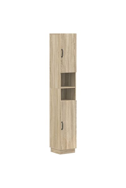 vidaxl Cabinet de Baie cu Raft Deschis HOORN Stejar Sonoma