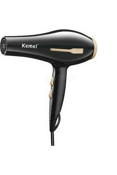 Kemei Πιστολάκι Μαλλιών 1000W KM-2376 με Επαγγελματικό Μοτέρ και Κρύο Αέρα