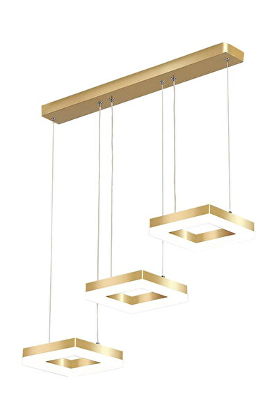 POWERTECH LED φωτιστικό οροφής HLL-0101, 35W, 4000K, 70x120cm, χρυσό