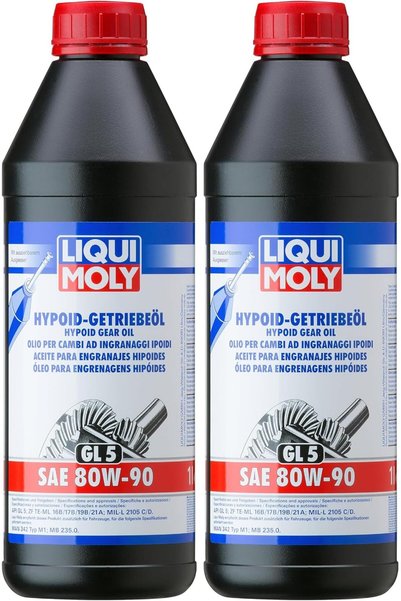 Generic زيت تروس هيبويد GL5 80W90 1 لتر (عبوة من قطعتين)