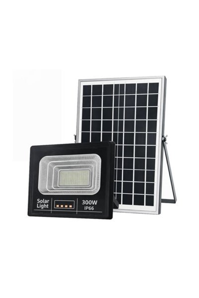 OEM Αδιάβροχος Ηλιακός Προβολέας LED 300W με Πάνελ Jortan